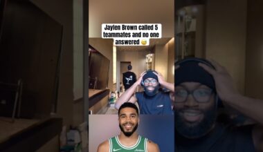 Tough scene for Jaylen Brown 😭
