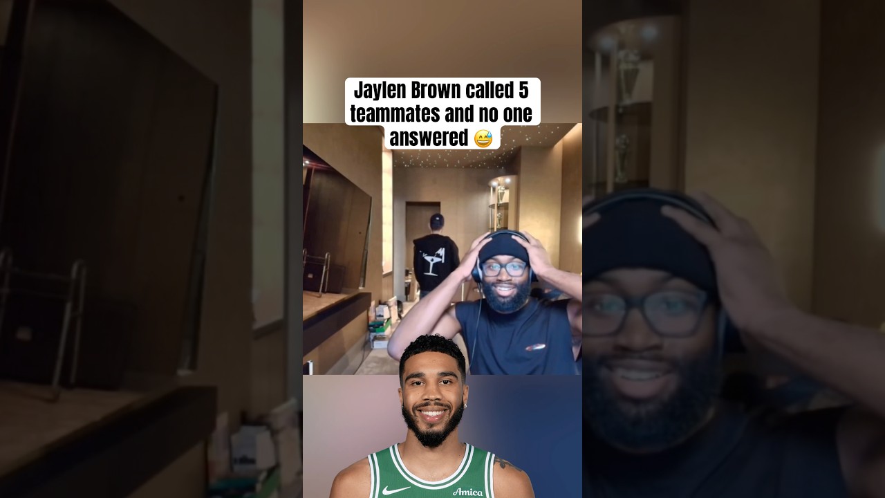 Tough scene for Jaylen Brown 😭