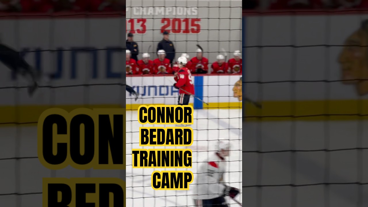 Connor Bedard Blackhawks Training Camp! #blackhawks