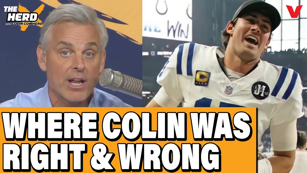 What Colin Cowherd got RIGHT & WRONG: Daniel Jones, Bears, Packers, Vikings, Caleb | THE HERD NFL