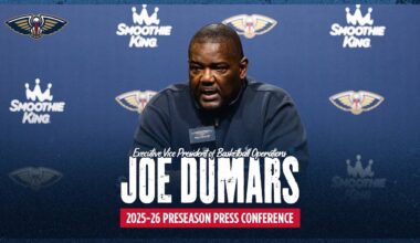 Joe Dumars 2025-26 Preseason Press Conference | New Orleans Pelicans