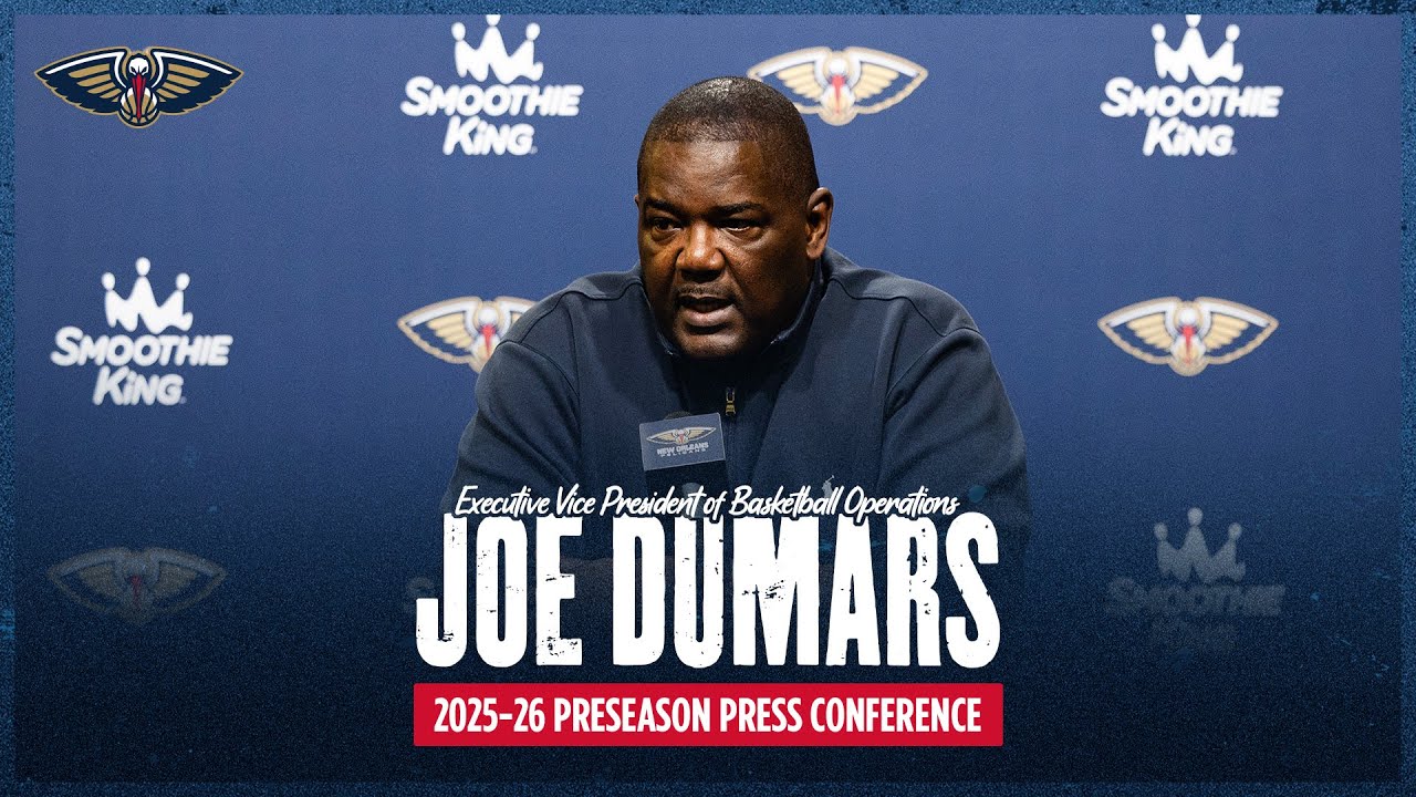 Joe Dumars 2025-26 Preseason Press Conference | New Orleans Pelicans