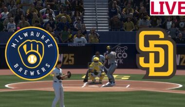🔴LIVE 🔴Milwaukee Brewers VS San Diego Padres /September 22/ Baseball  Envivo /MLB THE SHOW 25