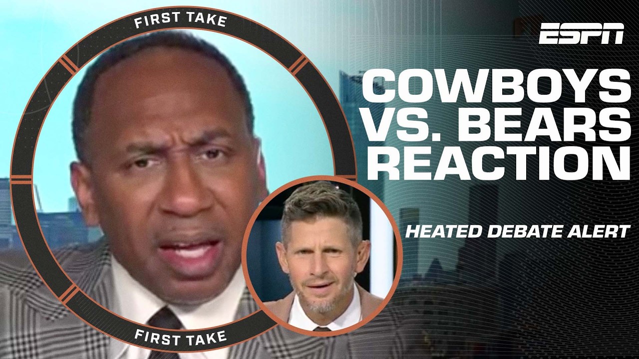 Stephen A. & Dan GO AT IT 🗣️ Caleb Williams vs. Cowboys defense debate TURNS HEATED 👀🔥 | First Take