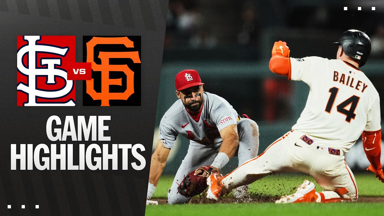 Cardinals vs. Giants Game Highlights (9/22/25) | MLB Highlights