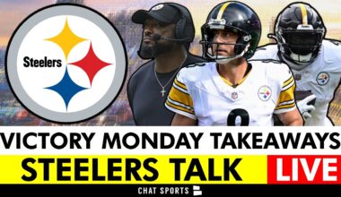 Steelers Talk LIVE: Victory Monday News After Week 3 WIN + Film Study Takeaways vs. Patriots