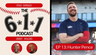The 6-1-1 Podcast: 4x All-Star, 2x WS Champ Hunter Pence joins Ryan Howard and Jimmy Rollins!