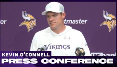 Kevin O'Connell on Vikings "Very Disappointing Performance" vs. Falcons & Injury Updates
