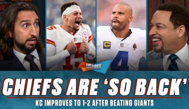 Nick feels ‘drastically better’ about Chiefs after win, Brou grades Dallas | FIRST THINGS FIRST
