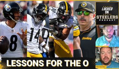 Steelers' Offense w/Aaron Rodgers, Jaylen Warren, O-Line Must Learn Vital Lessons from Patriots Win