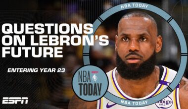 QUESTIONS for LeBron as he enters Year 23🔮 What will determine his Lakers future? | NBA Today