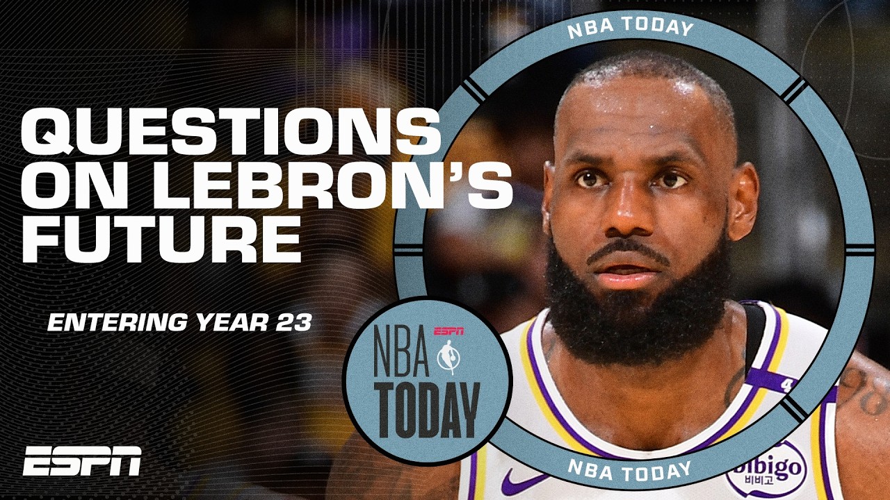 QUESTIONS for LeBron as he enters Year 23🔮 What will determine his Lakers future? | NBA Today