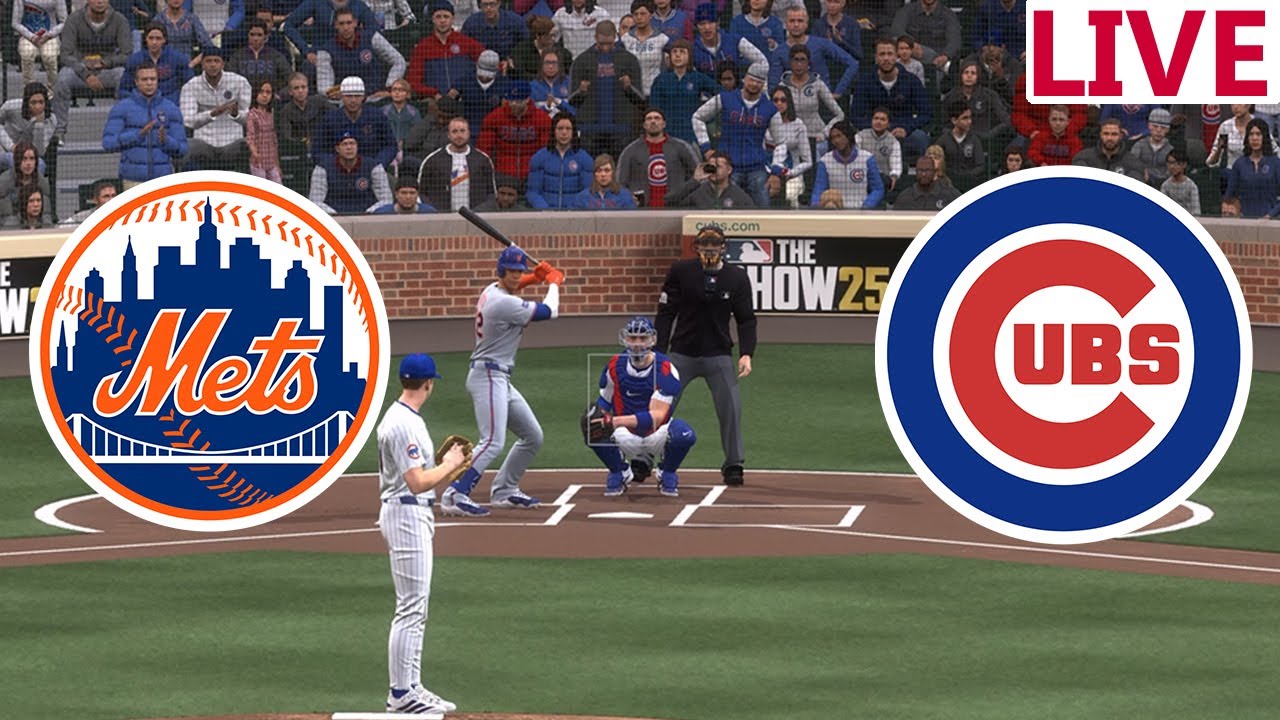 🔴LIVE 🔴New York Mets VS Chicago Cubs/September 23/ Mlb Tv  /MLB THE SHOW 25
