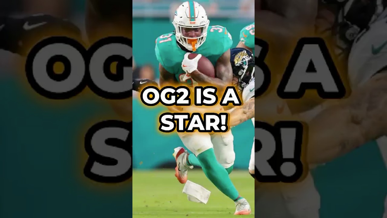 Ollie Gordon Is EMERGING As A Star For The Miami Dolphins! #shorts #nfl #miamidolphins