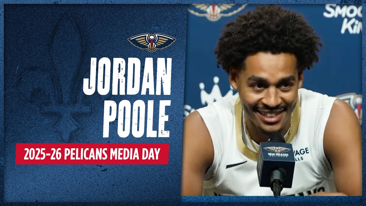 Jordan Poole Interview from 2025 Pelicans Media Day | New Orleans Pelicans