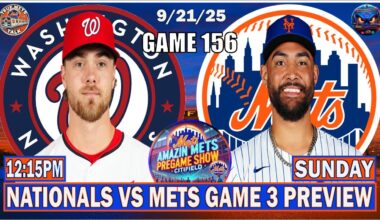 Mets Pregame Show | Mets vs Nationals Game 3 Preview | New York Mets | Mets Talk | Mets Show