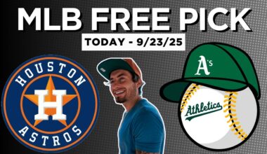 MLB Picks and Predictions - Houston Astros vs Athletics 9/23/25 | Griffin MLB Best Bets