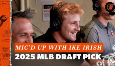 Mic'd Up with Ike Irish | 2025 MLB Draft Selection | Baltimore Orioles