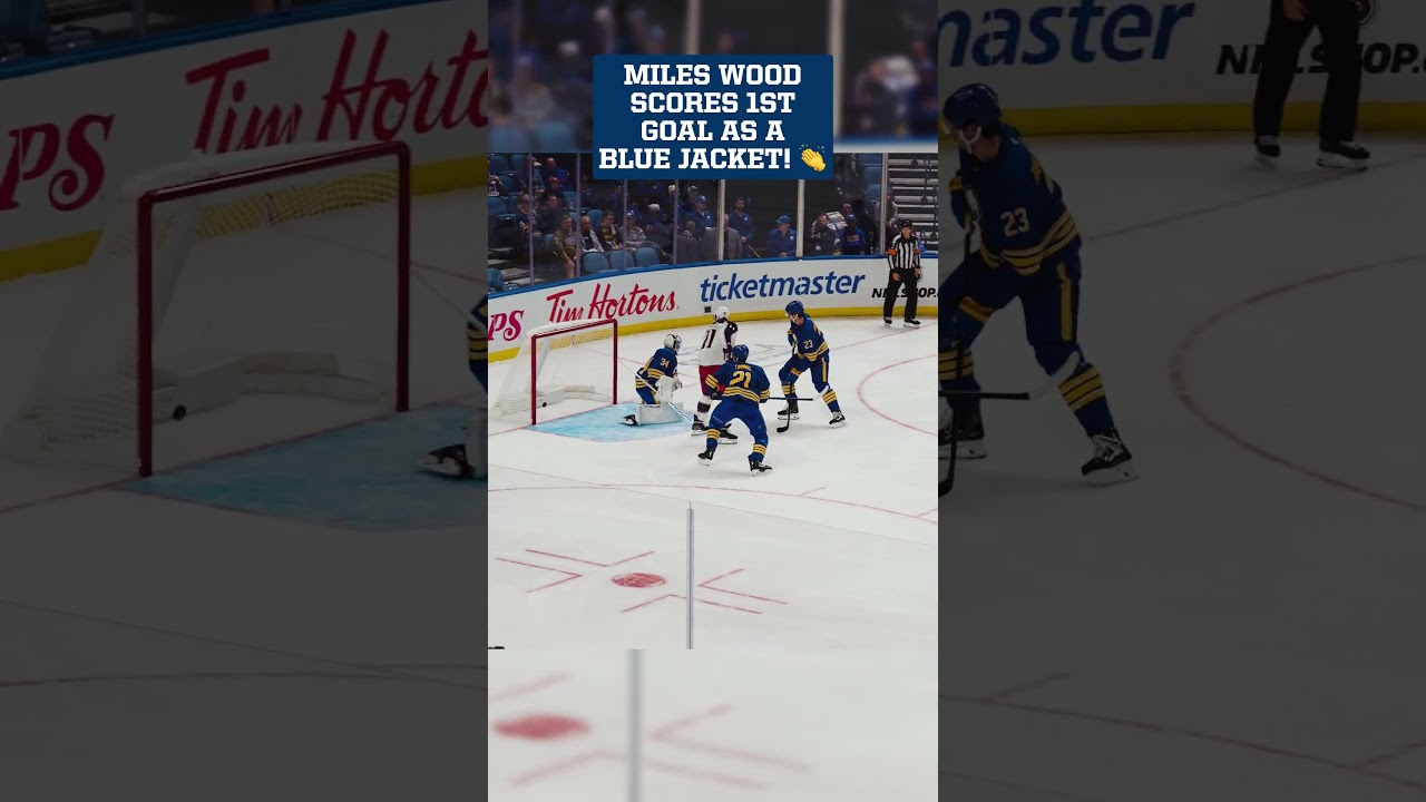Miles Wood Scores First Preseason Goal As A Blue Jacket! 👏