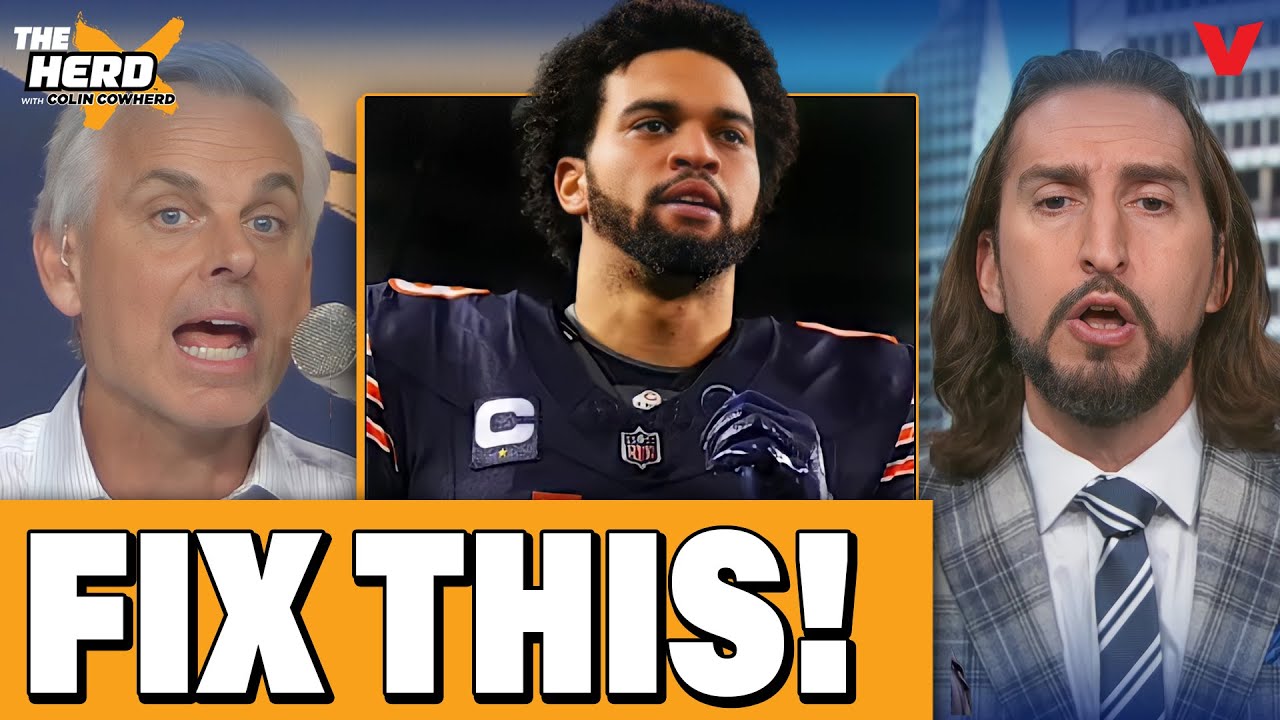 Nick Wright tells Colin Cowherd what Caleb Williams NEEDS to change for Chicago Bears | THE HERD NFL