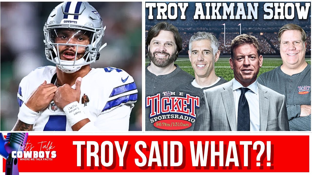 Dallas Cowboys Fans MUST Hear What Troy Aikman Said About Dak Prescott's 2025 Season!