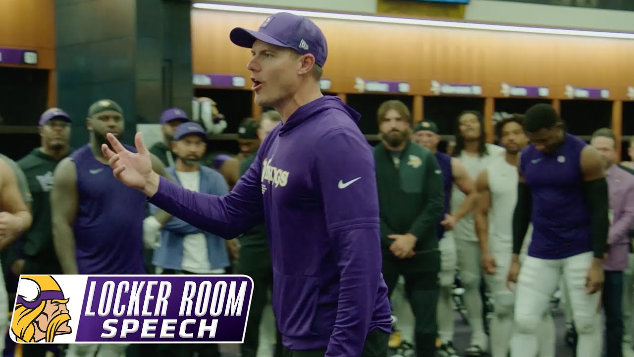 Kevin O’Connell’s Locker Room Speech After Minnesota Vikings Win Over Cincinnati Bengals
