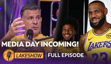 Media Day Incoming: Pelinka Talks Luka, ESPN Ranks Lakers 8th & Horry’s Reaves Take