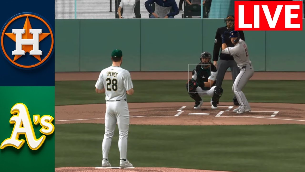 🔴 LIVE : Houston Astros vs Oakland Athletics | Sept 23rd FULL GAME | MLB THE SHOW 25 SIMULATION
