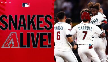 SNAKES ALIVE! 🐍 The Diamondbacks walk it off thanks to Geraldo Perdomo! 🚨