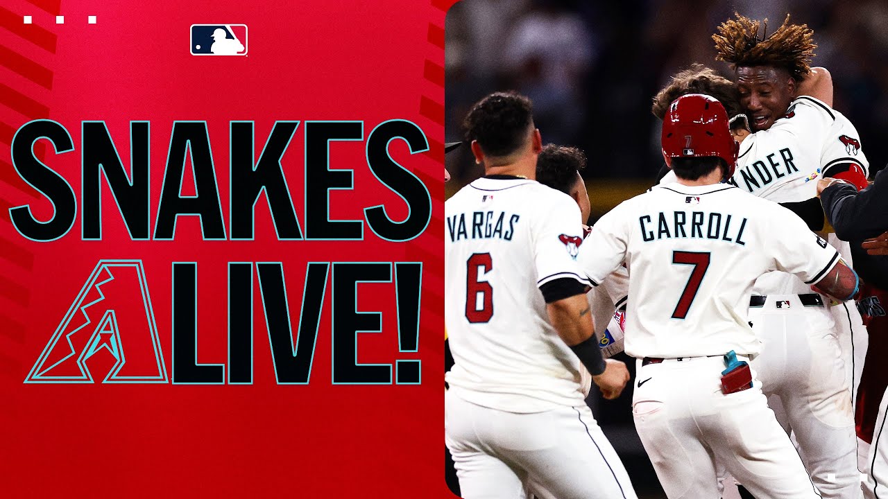 SNAKES ALIVE! 🐍 The Diamondbacks walk it off thanks to Geraldo Perdomo! 🚨