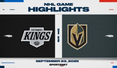 NHL Preseason Highlights | Kings vs. Golden Knights - September 23, 2025