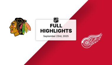 NHL Preseason Highlights | Blackhawks vs. Red Wings | September 23, 2025