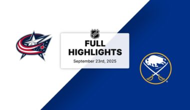 NHL Preseason Highlights | Blue Jackets vs. Sabres | September 23, 2025