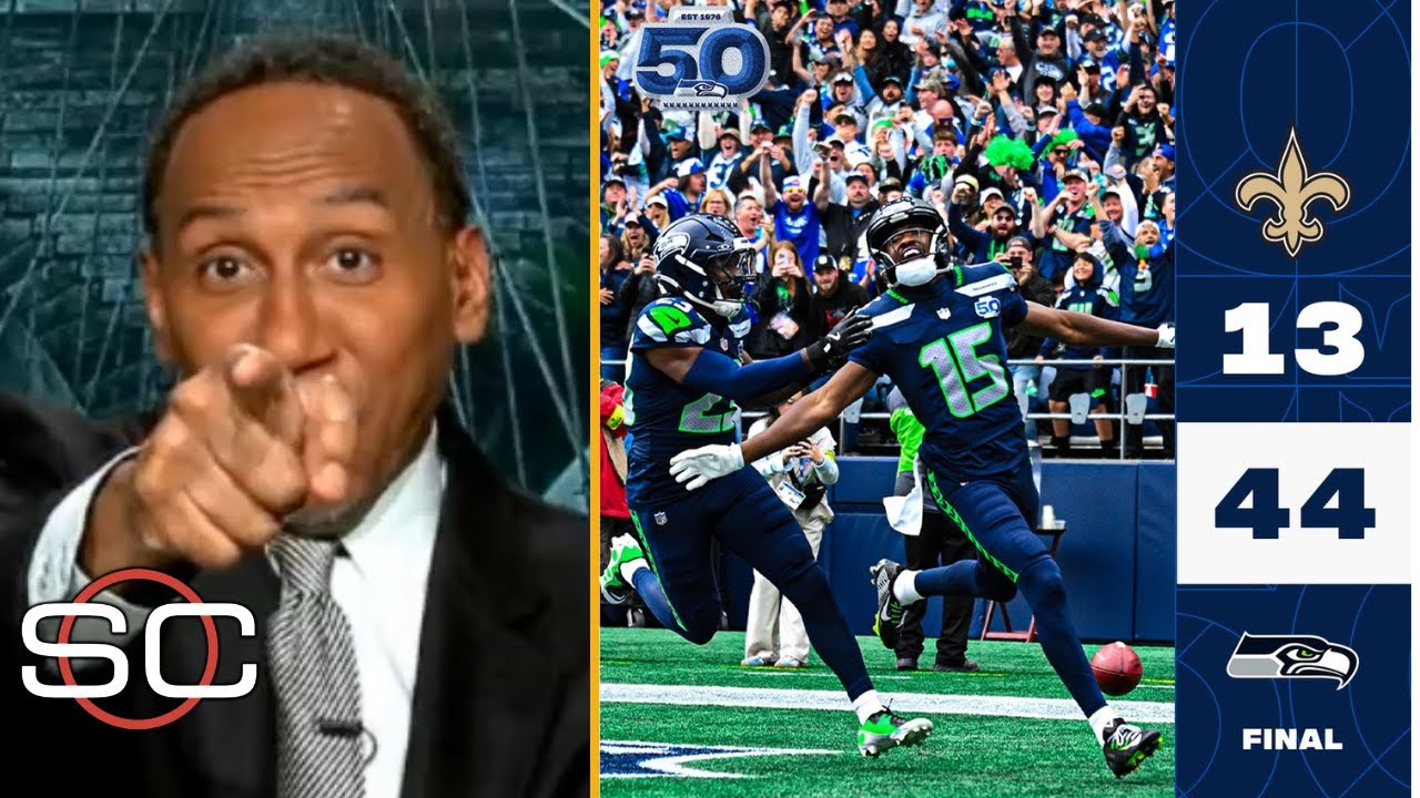 ESPN reacts to Seattle Seahawks crush New Orleans Saints 44-13; Sam Darnold: 218 yds; 2 TD