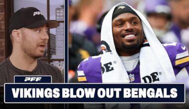 Minnesota Vikings vs. Cincinnati Bengals Review | PFF Grade Release Show