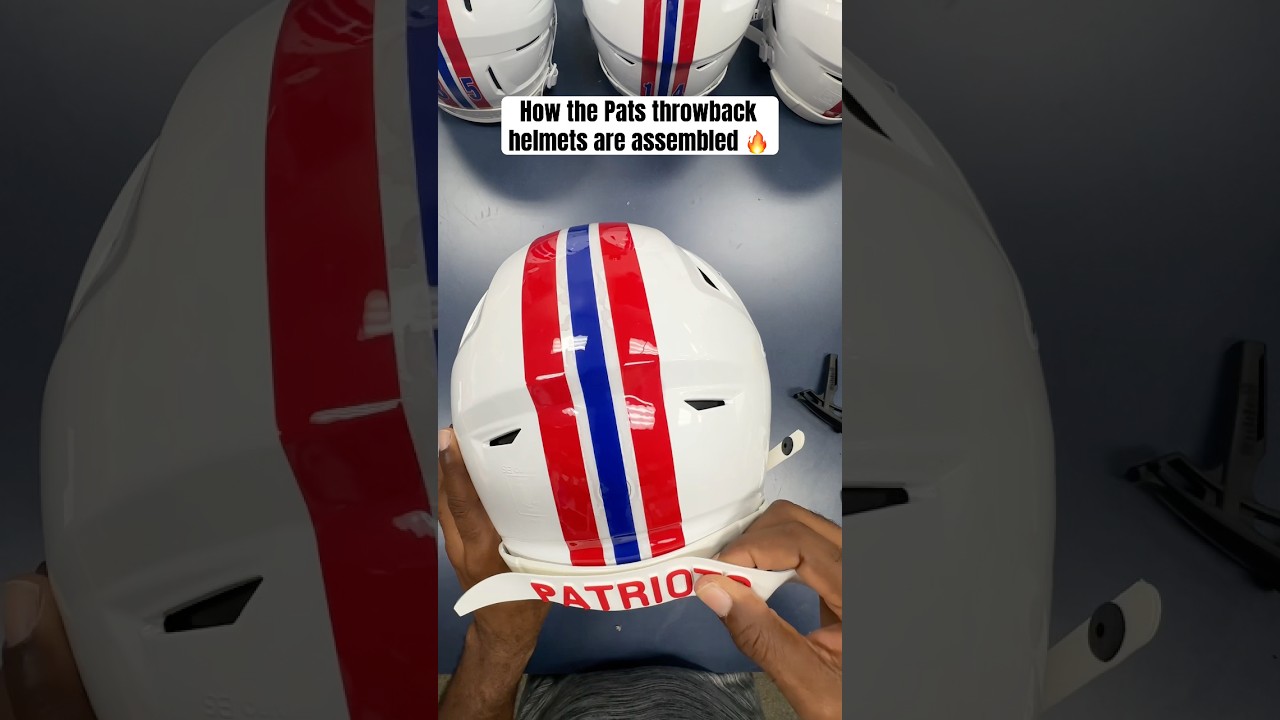 Pats throwback helmet is clean 🔥 (via @patriots)