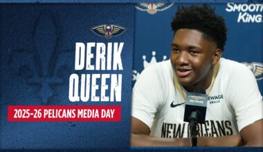 Derik Queen Interview from 2025 Pelicans Media Day | New Orleans Pelicans