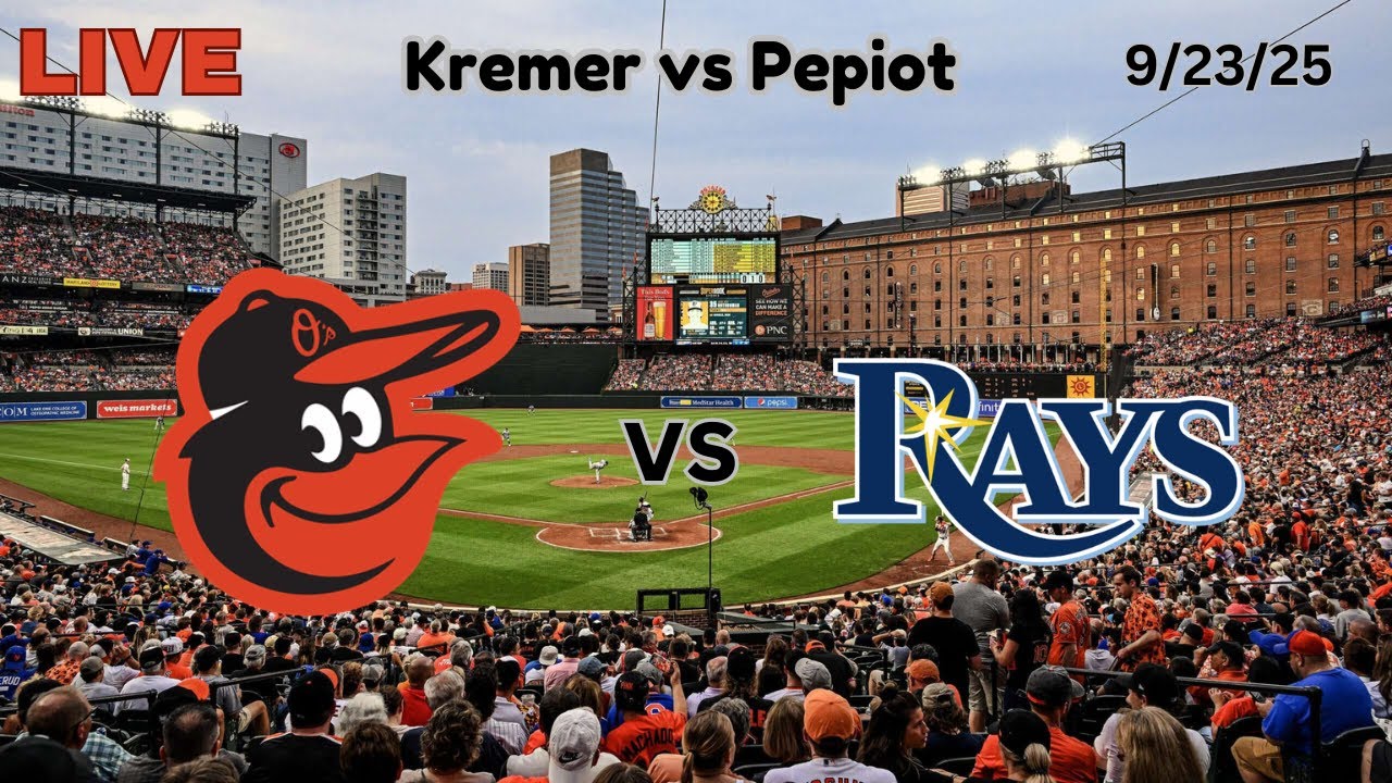 Baltimore Orioles vs Tampa Bay Rays | LIVE! Play-by-Play & Commentary | 9/23/25 | Game #157