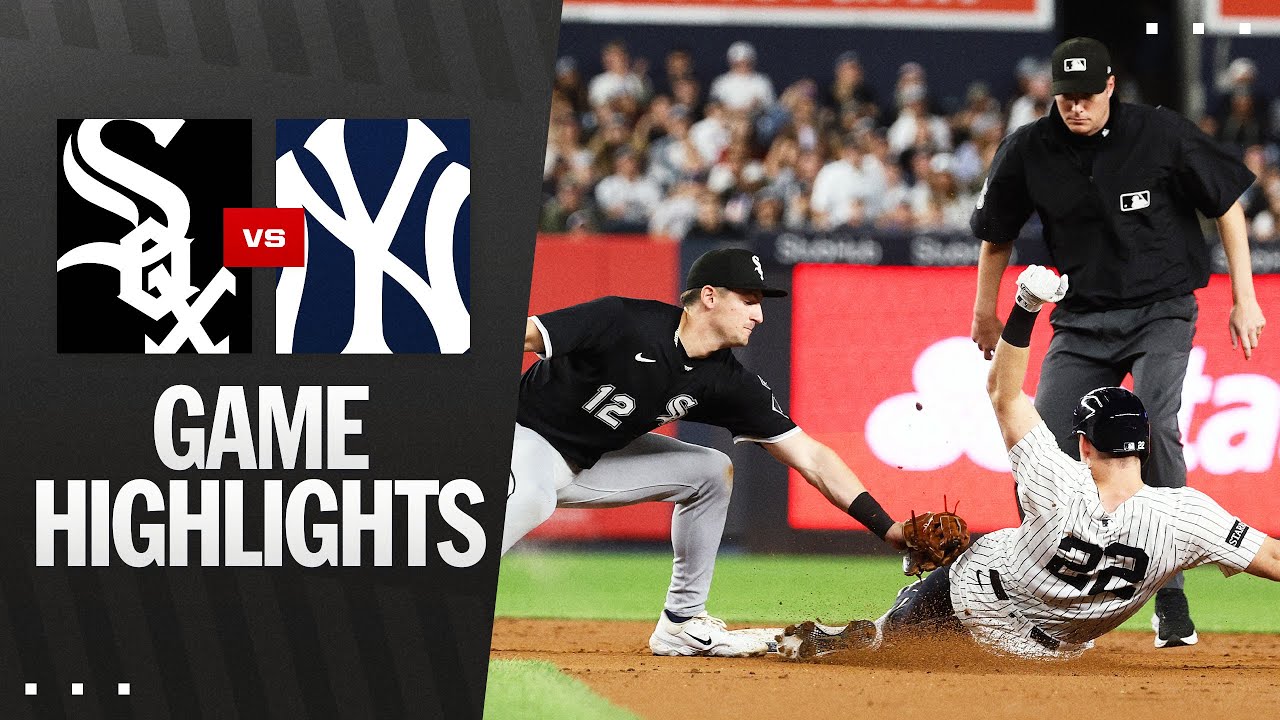 White Sox vs. Yankees Game Highlights (9/23/25) | MLB Highlights