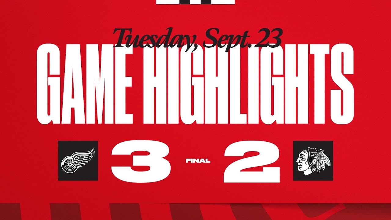 Game Highlights: Blackhawks vs. Red Wings | Chicago Blackhawks