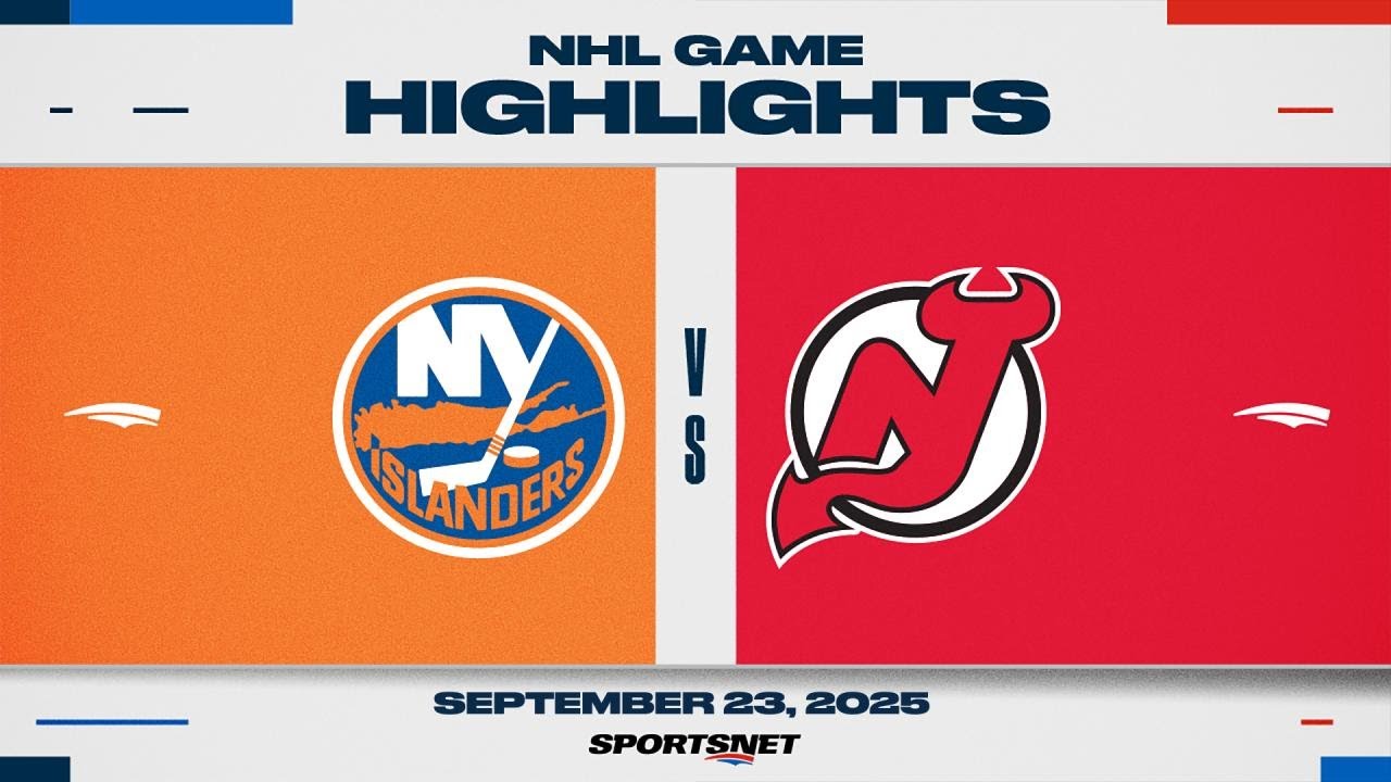 NHL Preseason Highlights | Islanders vs. Devils - September 23, 2025