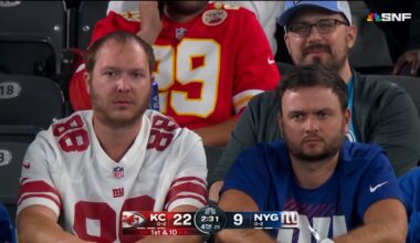 NY Giants announcers lament the greatness of the KC Chiefs