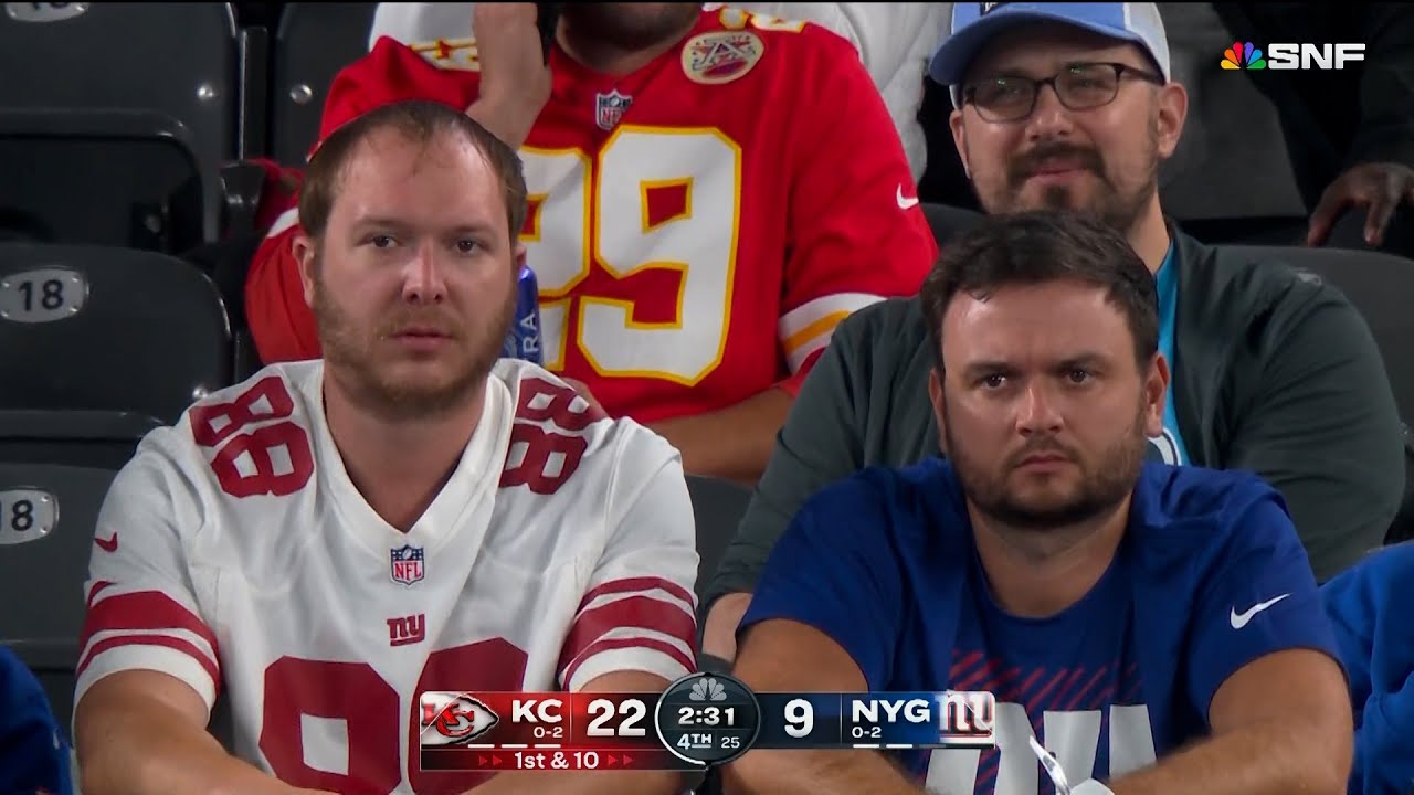 NY Giants announcers lament the greatness of the KC Chiefs