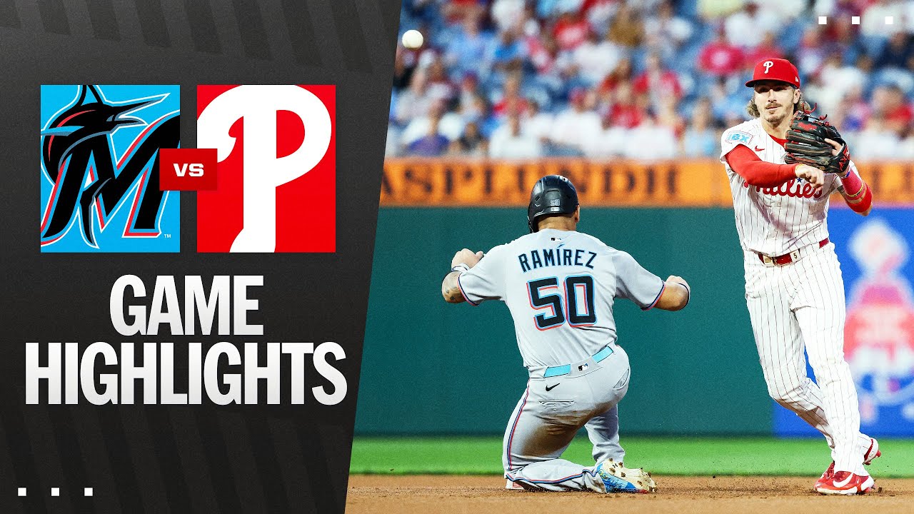 Marlins vs. Phillies Game Highlights (9/23/25) | MLB Highlights