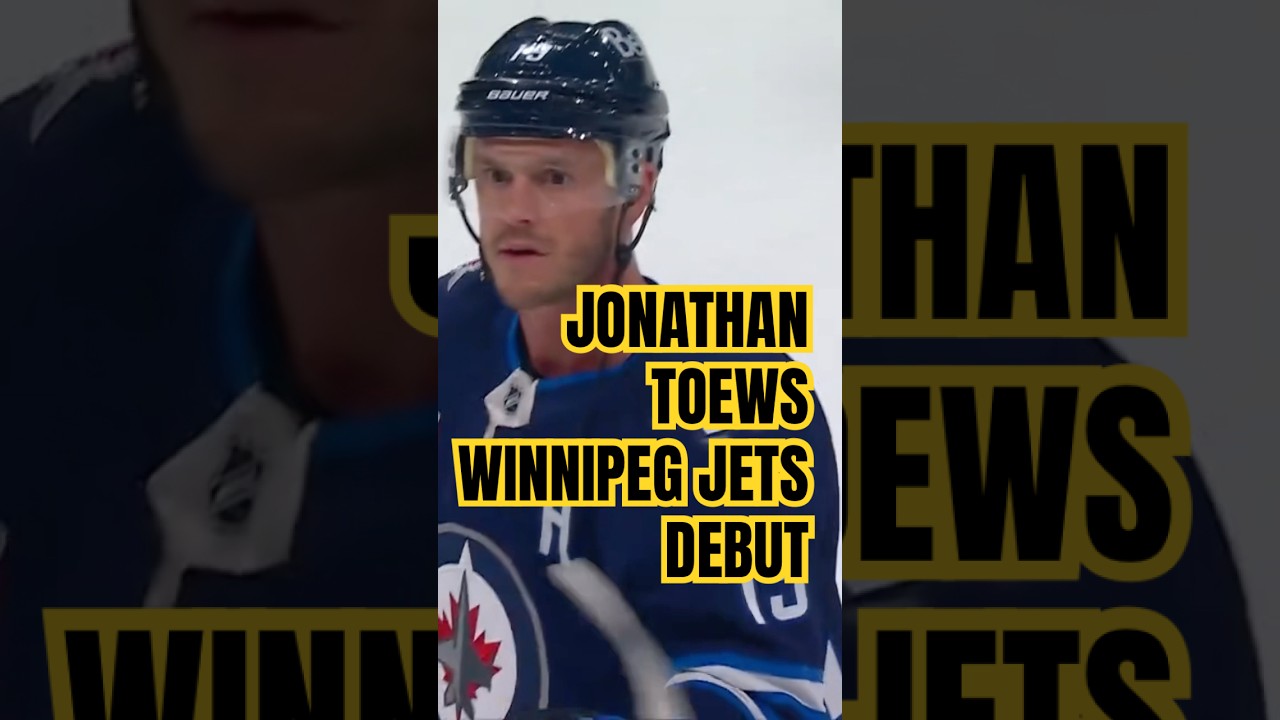 Jonathan Toews Makes Winnipeg Jets Debut