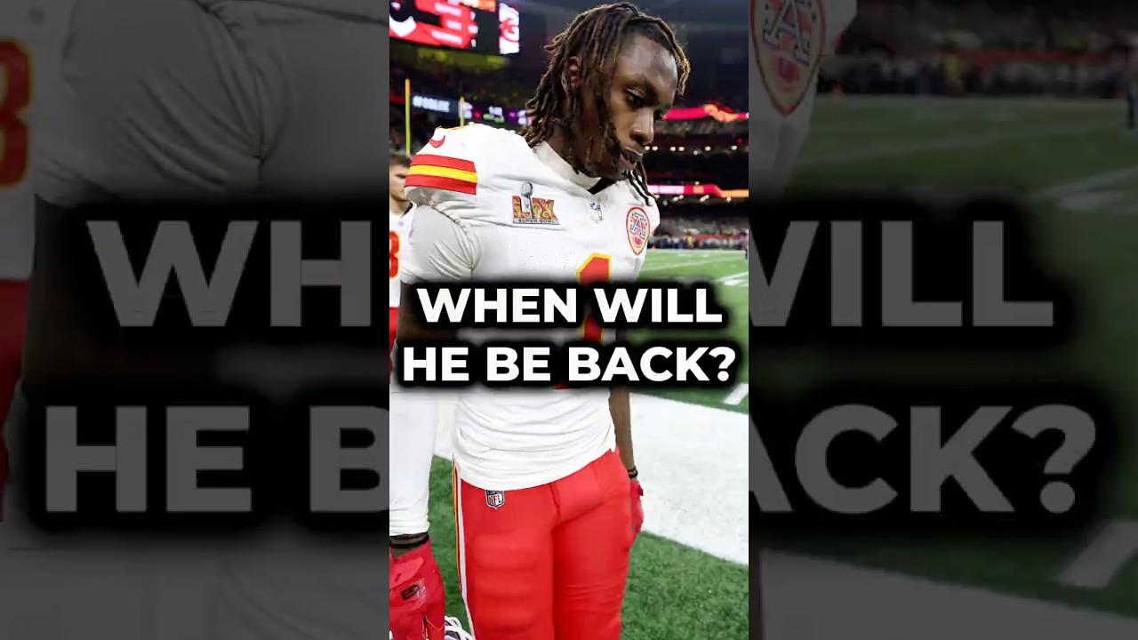 When Will Xavier Worthy Be Back For The Kansas City Chiefs? #nfl #chiefs #shorts