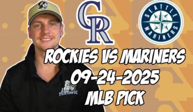 Seattle Mariners vs Colorado Rockies 9/24/25 MLB Pick & Prediction | MLB Betting Tips