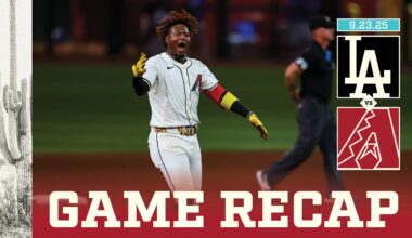 Dodgers vs. D-backs Game Highlights (9/23/25) | MLB Highlights | Arizona Diamondbacks