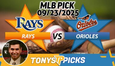 Tampa Bay Rays vs Baltimore Orioles Pick 9/23/25 MLB Pick Prediction