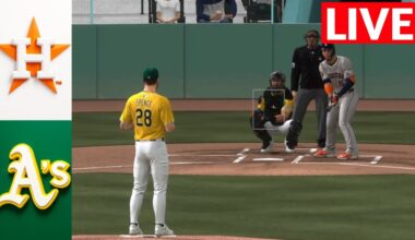 🔴 LIVE : Houston Astros vs Oakland Athletics | Sept 24th FULL GAME | MLB THE SHOW 25 SIMULATION